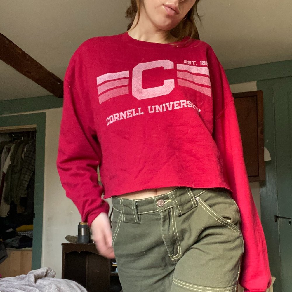 CORNELL CROPPED CREWNECK